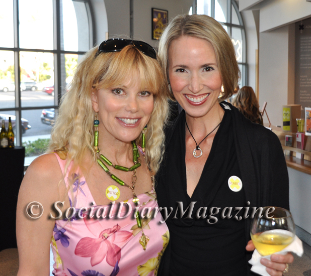 Margo Schwab in Pamela Pogue Juelerie with Gail Bryan at MCASD La Jolla